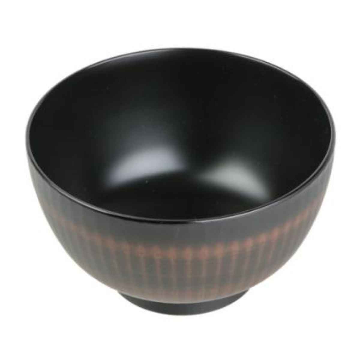 どんぶり 14cm ONES きらら 栃木目 プラスチック製 5個セット （ 食洗機対応 電子レンジ対応 椀 深型 鉢 丼 プラスチック 食器 お椀 サラダ スープ おしゃれ 汁もの 深鉢 うつわ 日本製 5個 セット ）