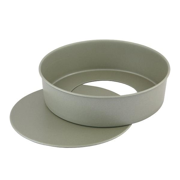 チーズケーキ型 底取 21cm デコ型 スチール フッ素樹脂加工 富士ホーロー （ ケーキ型 丸 ホールケーキ 型 7号 ケーキ フッ素加工 ホールケーキ型 焼き型 スポンジケーキ パン お菓子作り 製菓道具 ）