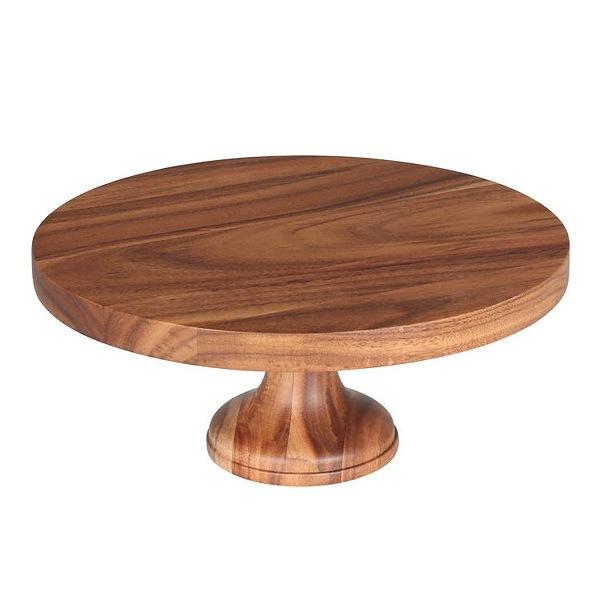 コンポート 皿 22cm M 木製 アカシア 食器 デザート皿 お菓子皿 マカロン （ ダルトン DULTON 台皿 ケーキスタンド 木 1段 アフタヌーンティー コンポート皿 デザート ケーキ スタンド 台 おしゃれ かわいい ）