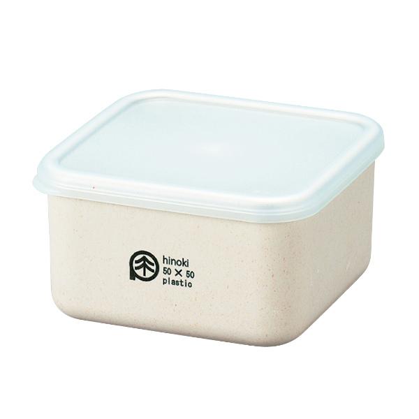 弁当箱 保存容器 250ml S ひのきのぷら スクエアランチプラス 正方形 （ お弁当箱 ランチボックス レンジ対応 食洗機対応 日本製 レンジOK 食洗機OK お弁当 弁当 一段 作り置き シール容器 おかず容器 ）