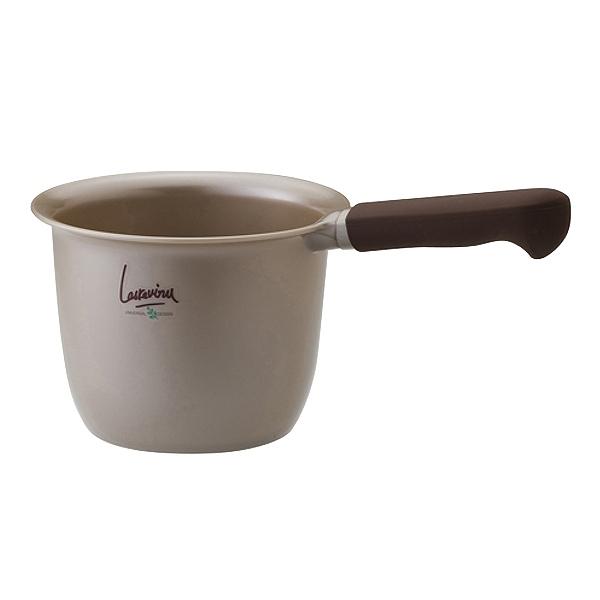 手桶 ラスレヴィーヌ 抗菌 Ag＋ 日本製 （ 手おけ 風呂おけ 片手 持ち手 すべり止め Ag抗菌 桶 お風呂 銀抗菌 銀 Aｇ グリップ 風呂 バスグッズ 銀イオン すくいやすい お手入れしやすい ）【 ブラウン 】