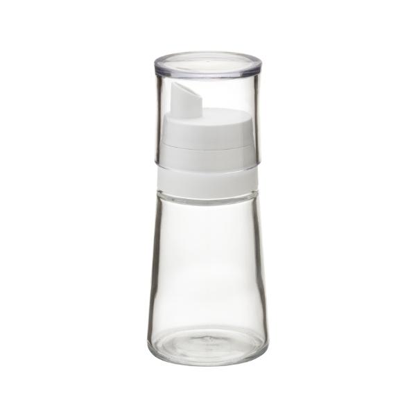 調味料入れ 粉末用 S 80ml スタビアリュクス ふりかけ （ 80 ミリリットル 調味料ボトル フタ付き 粉末 調味料 容器 3段階調節 ふりかけ40ｇ 調味料ポット 調味料ケース キッチン雑貨 ごま ダシ 塩 砂糖 コショウ ） 【ホワイト】