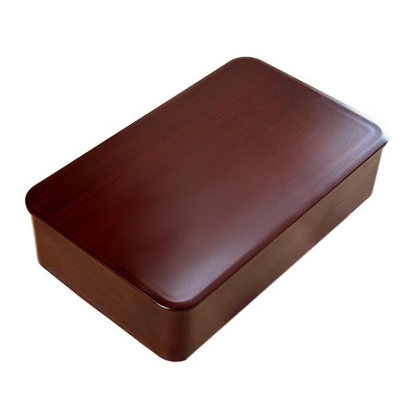 お弁当箱 1段 1000ml L 木目塗 栃木目 ランチボックス （ 弁当箱 一段 弁当 レンジ対応 食洗機対応 男子 大容量 木目 日本製 大人 レンジOK 食洗機OK お弁当 中子付き ランチベルト付き 男性 ランチ ）