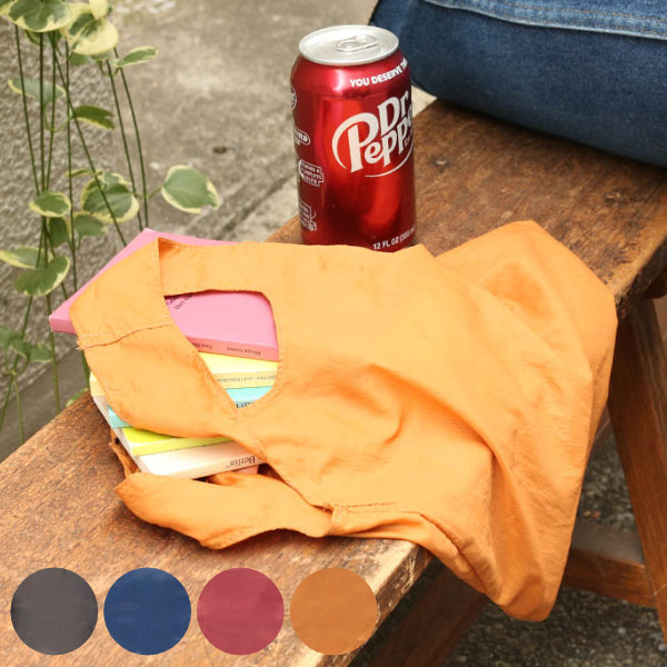 エコバッグ ナイロン 撥水 ヘザーライトバッグ S ダルトン DULTON （ マイバッグ エコバック 買い物バッグ 折りたたみ コンパクト レジ袋 軽量 丈夫 レジバッグ サブバッグ 買い物袋 買い物かばん ショッピングバッグ 無地 ） 【レッド】