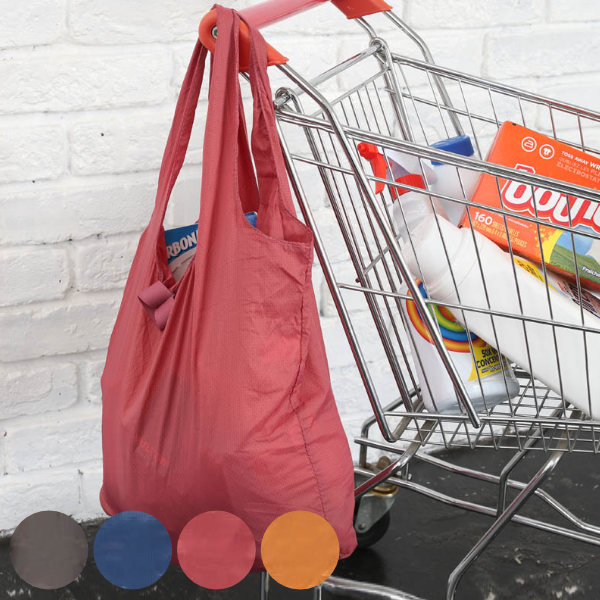 エコバッグ ナイロン 撥水 ヘザーライトバッグ M ダルトン DULTON （ マイバッグ エコバック 買い物バッグ 折りたたみ コンパクト レジ袋 軽量 丈夫 レジバッグ サブバッグ 買い物袋 買い物かばん ショッピングバッグ 無地 ） 【レッド】