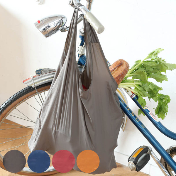 エコバッグ ナイロン 撥水 ヘザーライトバッグ L ダルトン DULTON （ マイバッグ エコバック 買い物バッグ 折りたたみ コンパクト レジ袋 軽量 丈夫 レジバッグ サブバッグ 買い物袋 買い物かばん ショッピングバッグ 無地 ） 【グレー】