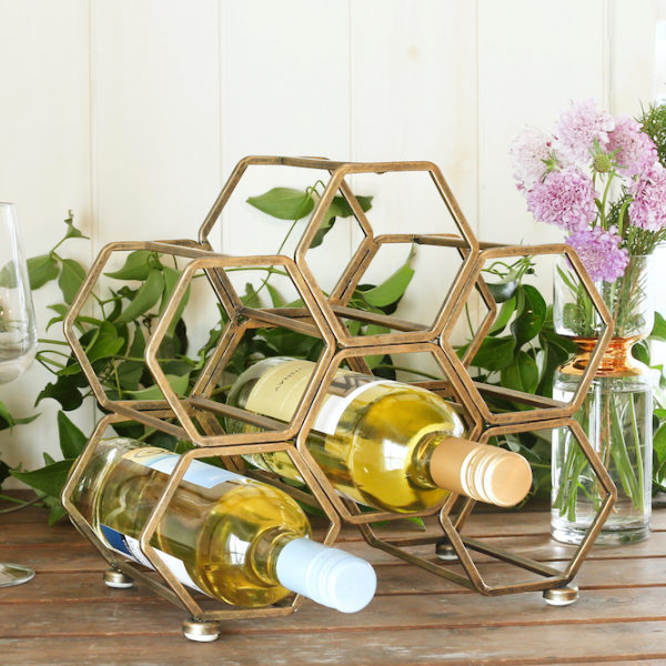 ワインラック DULTON ダルトン ハニーコンボ ワインボトル 6本 収納 スチール製 （ ワイン収納 ワイン ラック アンティーク インテリア 保存 保管 キッチン収納 ワインストッカー おしゃれ ワイン棚 ボトルラック ）