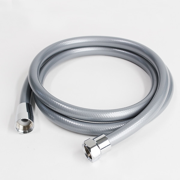 シャワーホース 1.8m アラミック 高耐久 抗菌シャワーホース シルバー シャワー ホース 取り換え用 （ 付け替え用 シャワー用品 取替え 交換 抗菌 防カビ 銀 やわらかい 強い 長い 180cm ）