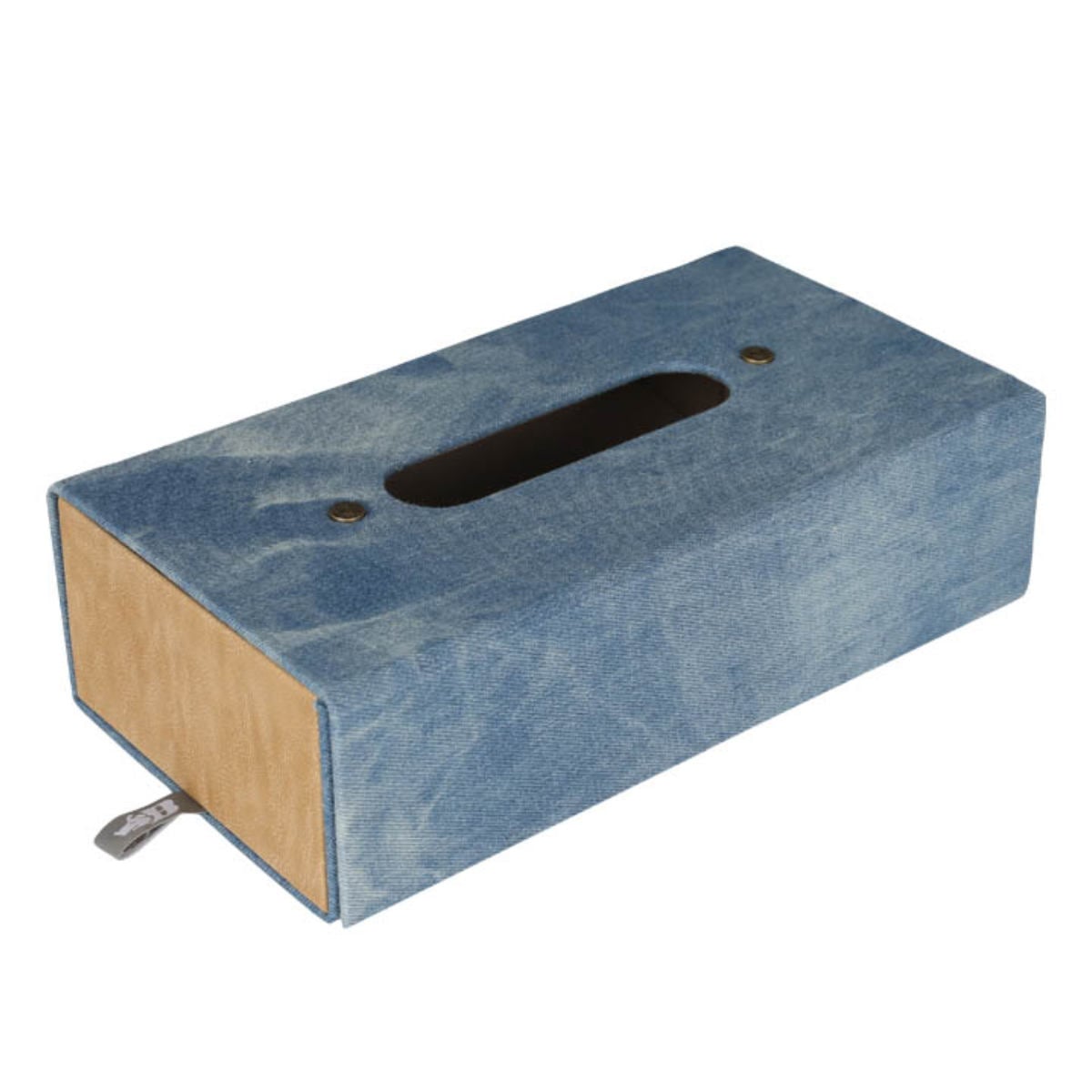 ティッシュボックス ダルトン 折り畳み フォールダブル （ DULTON ティッシュカバー 置き型 折りたたみ 収納 吊り下げ おしゃれ ティッシュ ケース リビング インテリア 縦置き 壁掛け ） 【デニム】