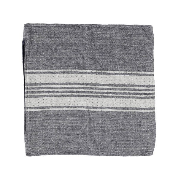 ダルトン クッションカバー 45×45cm ダブルガーゼ リネン （ クッション カバー ピロー インテリア 雑貨 北欧風 麻 45cm用 カバーのみ シンプル ファスナー付き ハンドメイド おしゃれ ） 【 ブルー 】