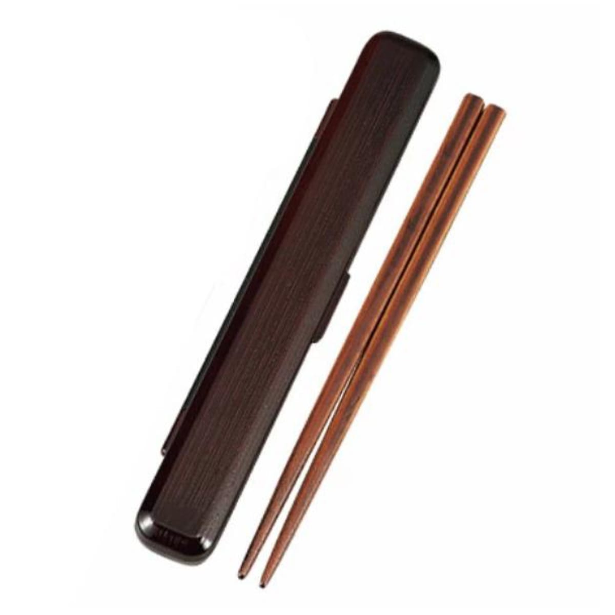 箸箱セット 18cm 箸 箸箱 （ 箸＆箸箱セット 箸・箸箱セット 箸＆ケース お箸 はし箱 セット 大人 日本製 18センチ 木製 カトラリー 箸ケース付き お弁当用 持ち運び 携帯用 弁当 ） 【タメ】