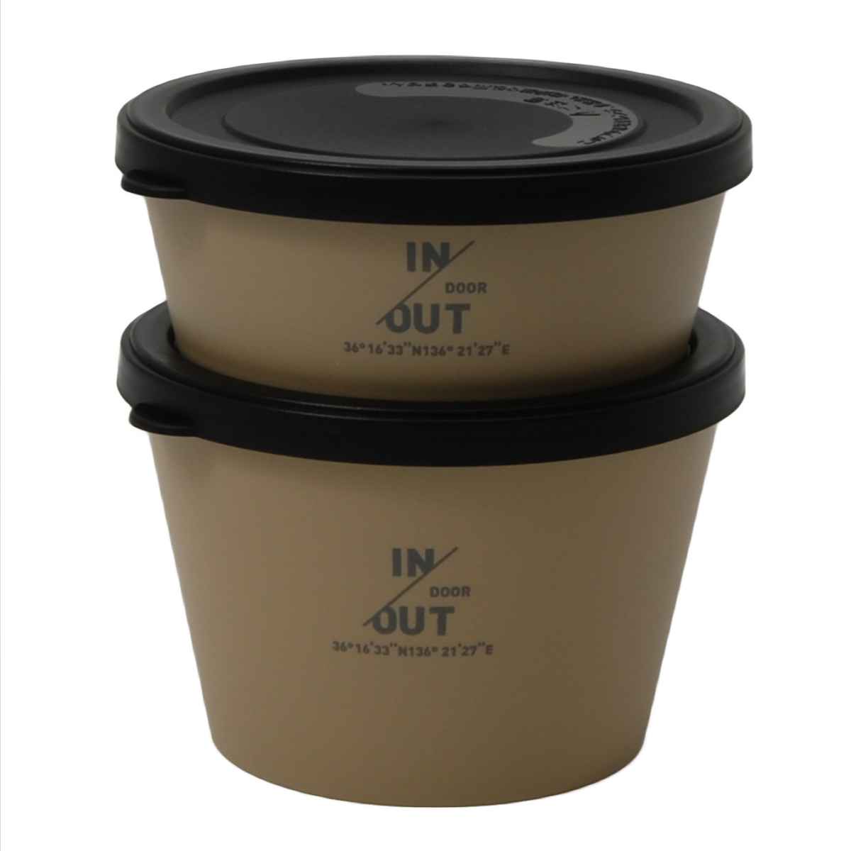 お弁当箱 850ml 2段 カップランチ S L セット （ 弁当箱 ランチボックス 保存容器 レンジ対応 食洗機対応 レンジOK 食洗機OK シール容器 お弁当 弁当 二段 大人 日本製 ） 【 ブラウン 】