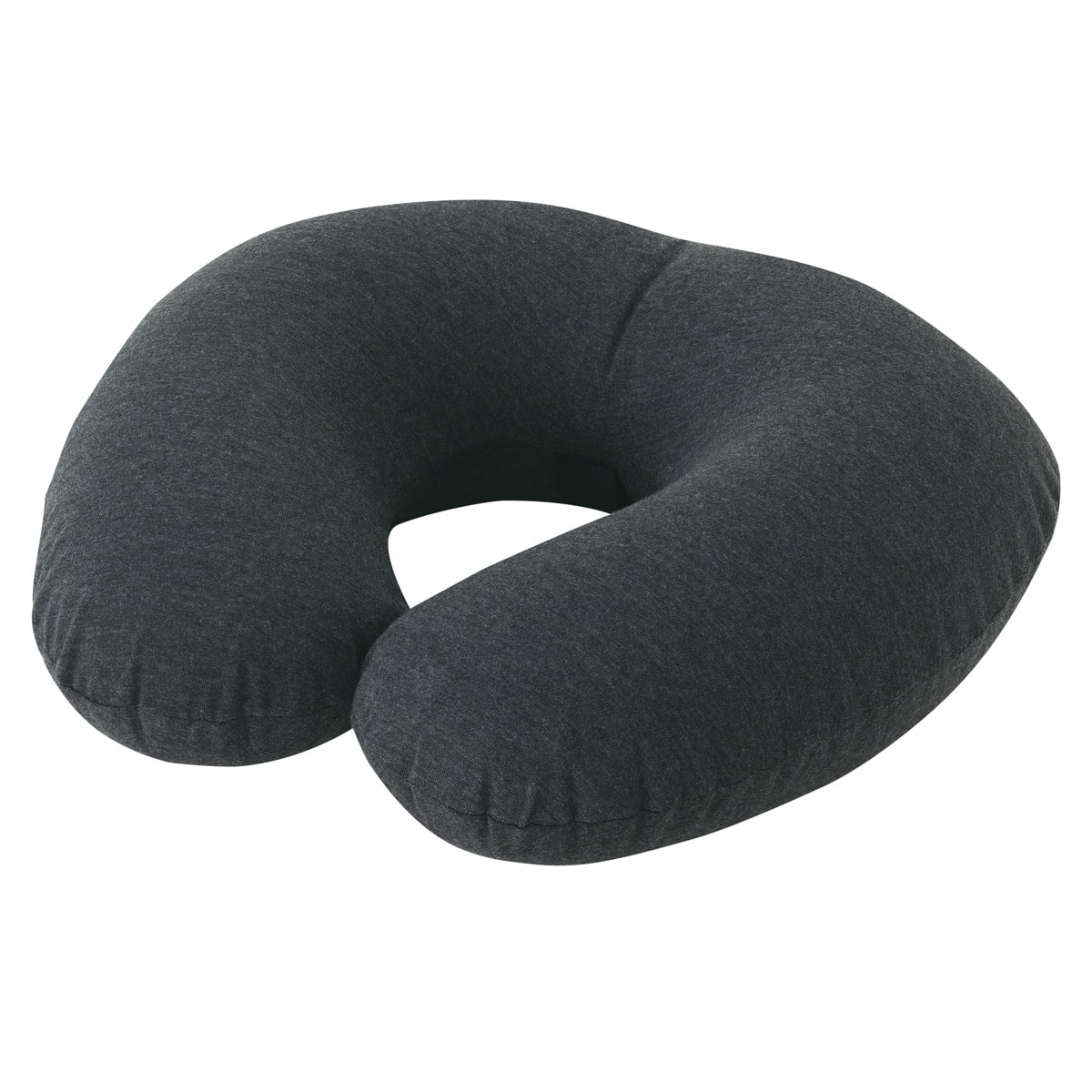 マーナ fuu ネックピロー （ marna 車用 飛行機 エアー 車 コンパクト 折りたたみ 洗える トラベルグッズ 子供 大人 エアピロー おしゃれ 持ち運び 旅行 夜行バス 機内 新幹線 空気枕 首枕 U型 かわいい 携帯枕 クッション ） 【グレー】