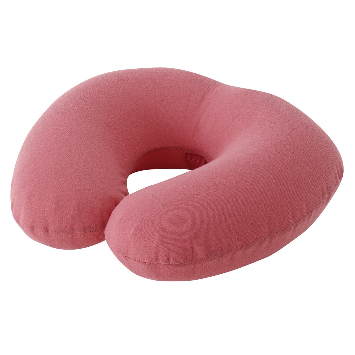 マーナ fuu ネックピロー （ marna 車用 飛行機 エアー 車 コンパクト 折りたたみ 洗える トラベルグッズ 子供 大人 エアピロー おしゃれ 持ち運び 旅行 夜行バス 機内 新幹線 空気枕 首枕 U型 かわいい 携帯枕 クッション ） 【ピンク】