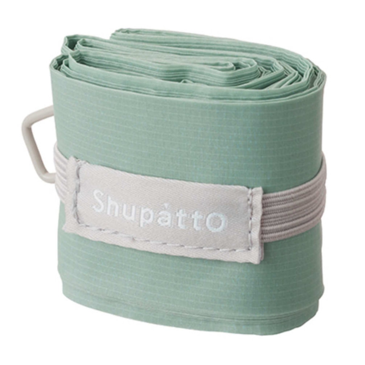 マーナ エコバッグ シュパット shupatto ミニマル 無地 12L （ MARNA エコバック マイバッグ 折りたたみ コンパクト しゅぱっと シュパッと しずく レジ袋 レジバッグ 買い物袋 洗える 丈夫 軽量 マチ広 おしゃれ ） 【グリーン】