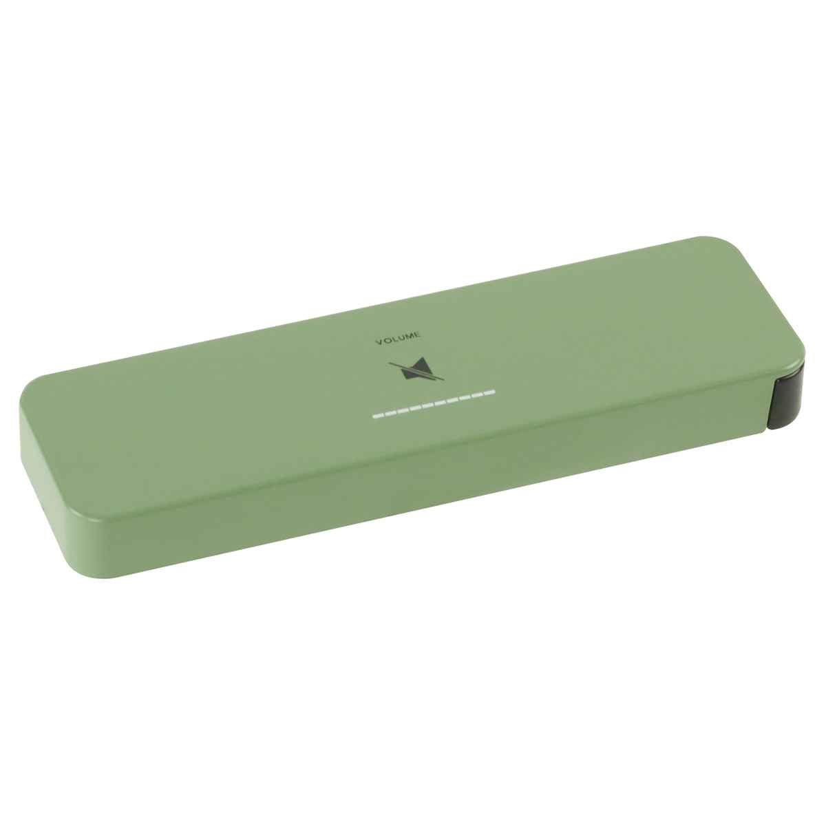 コンビセット 箸 スプーン 18cm VOLUME スライド （ 18センチ カトラリーセット お箸 大人 お弁当用 弁当 お弁当 持ち運び カトラリー セット 携帯用 ）【 グリーン 】