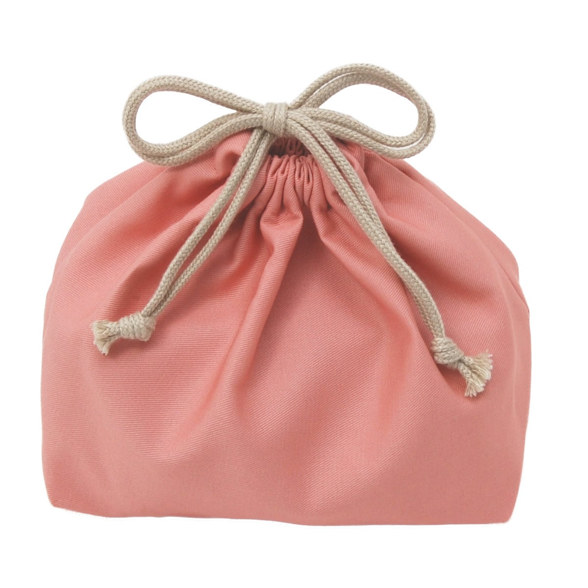 弁当袋 巾着袋 クレンゼ 抗菌 iro iro （ お弁当袋 ランチバッグ お弁当包み おべんとう袋 女子 ランチ巾着 マチ付き 巾着ポーチ 給食 弁当 お弁当 持ち運び お弁当用 小物入れ 女性 ） 【 ピーチ 】