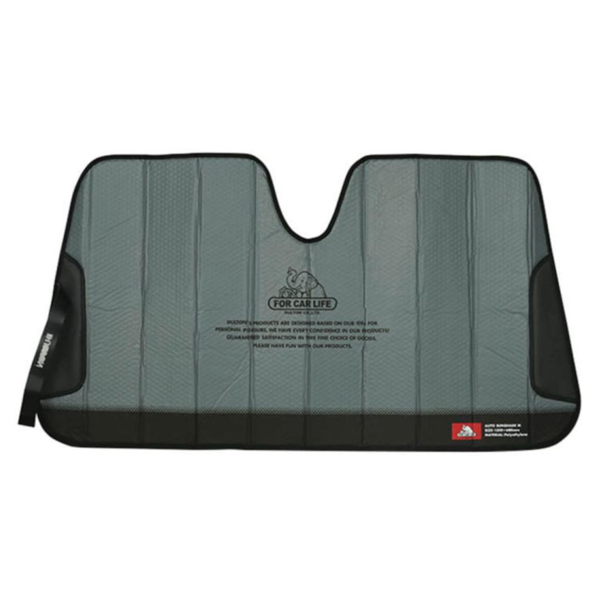 ダルトン オートサンシェード Mサイズ FOR CAR LIFE （ DULTON カーサンシェード 車 サンシェード フロント 吸盤不要 カー用品 劣化軽減 日よけ 日除け 断熱 UVカット 熱中症対策 おしゃれ 車用品 ） 【グレー】