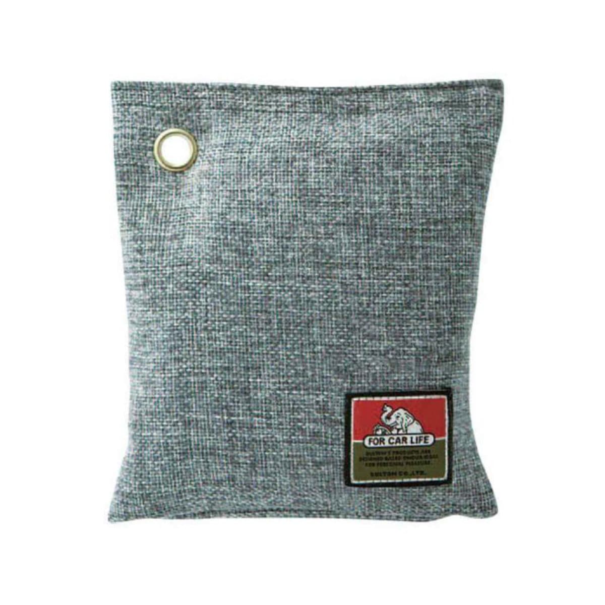 ダルトン チャコールデオドラントバッグ 200g FOR CAR LIFE （ DULTON 消臭バッグ 除湿バッグ 消臭剤 竹炭 抗菌 車 車内 クローゼット 玄関 下駄箱 繰り返し使える おしゃれ インテリア 消臭グッズ ）【 グレー 】