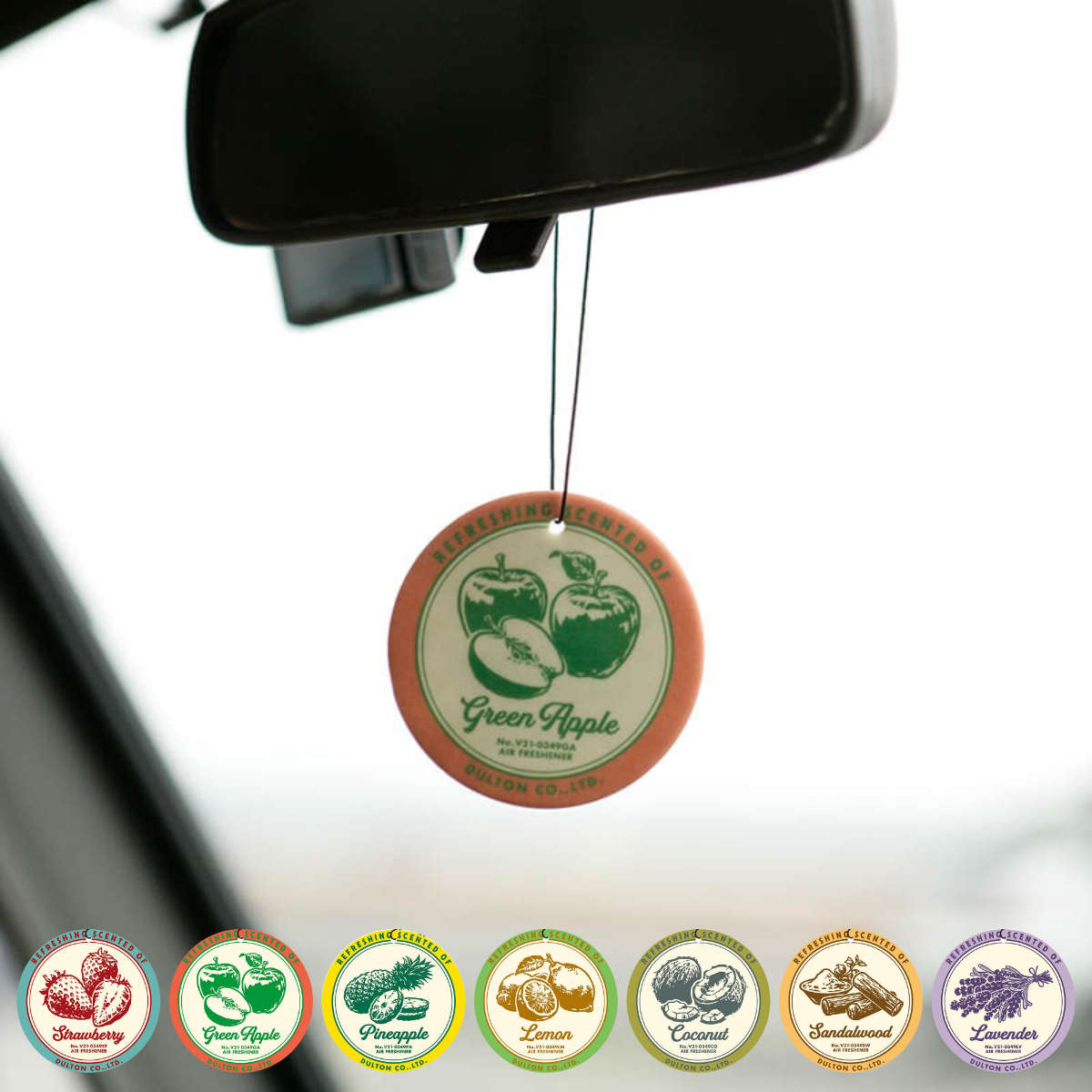 ダルトン FOR CAR LIFE エアフレッシュナー （ DULTON カーフレッシュナー カーフレグランス 芳香剤 消臭 吊り下げ 車 車内 カーアクセサリー おしゃれ 車用品 カー用品 ）【 ココナッツ 】