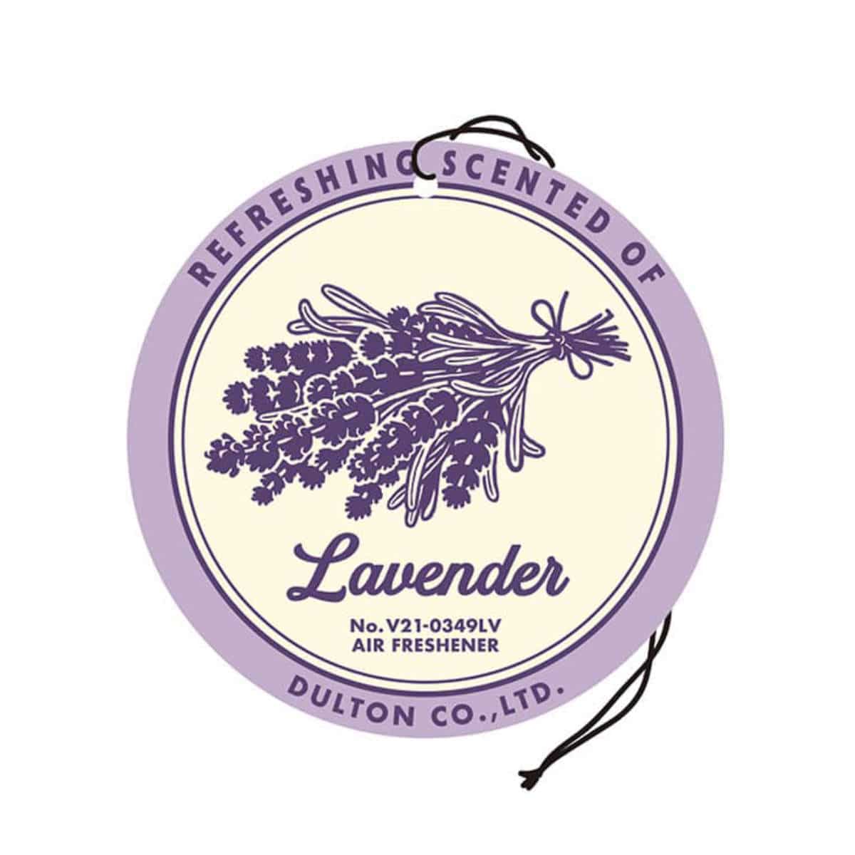 ダルトン FOR CAR LIFE エアフレッシュナー （ DULTON カーフレッシュナー カーフレグランス 芳香剤 消臭 吊り下げ 車 車内 カーアクセサリー おしゃれ 車用品 カー用品 ）【 ラベンダー 】