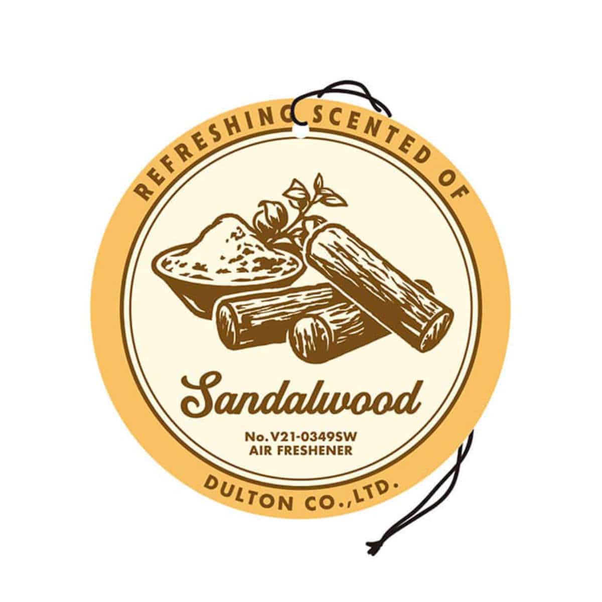 ダルトン FOR CAR LIFE エアフレッシュナー （ DULTON カーフレッシュナー カーフレグランス 芳香剤 消臭 吊り下げ 車 車内 カーアクセサリー おしゃれ 車用品 カー用品 ）【 サンダルウッド 】