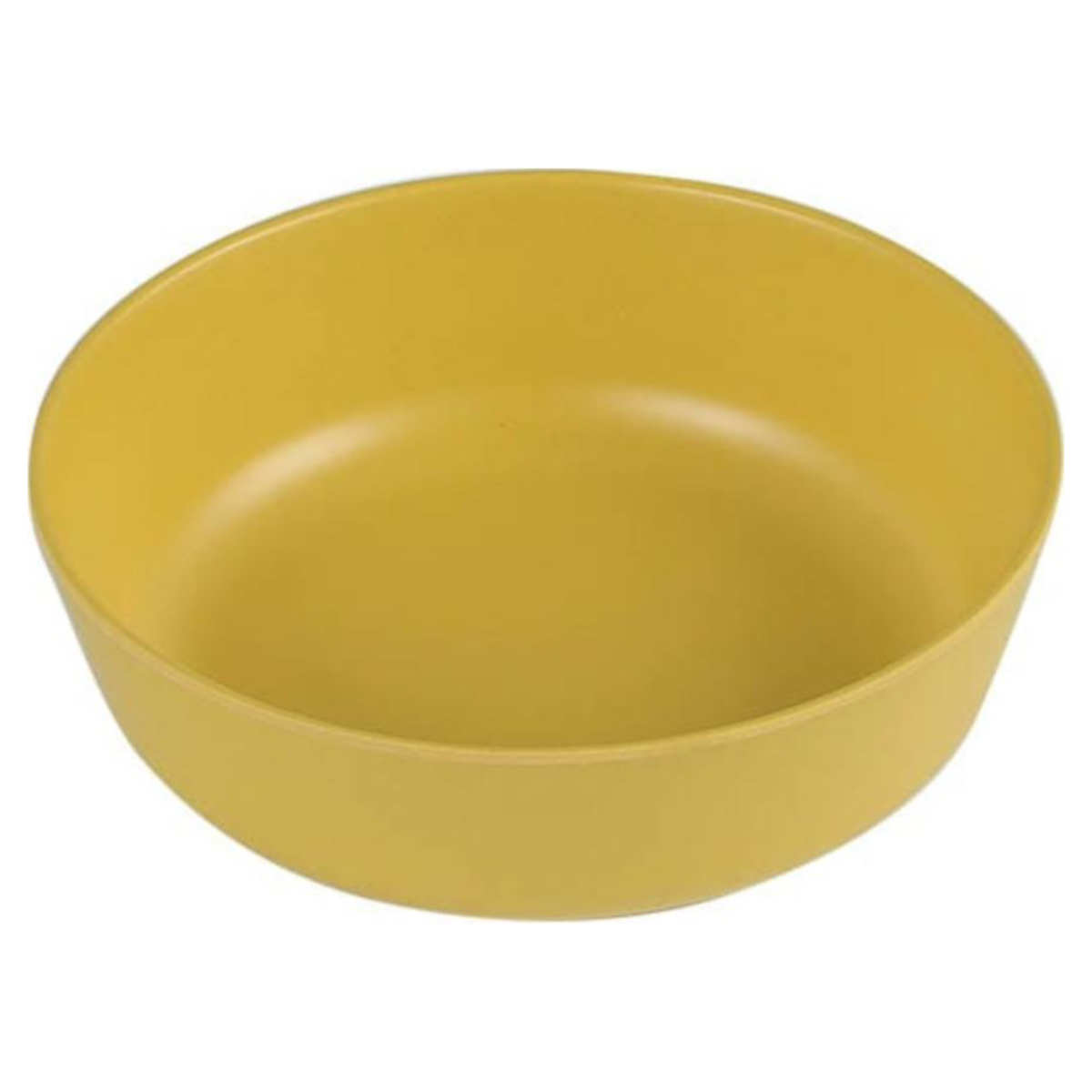 プレート 15cm S M&B ディーププレート プラスチック バンブーファイバー （ 食洗機対応 深皿 皿 お皿 バンブー 竹 割れにくい 軽い ビタミンカラー アウトドア キャンプ ピクニック 取り皿 子ども おしゃれ 深め ） 【イエロー】