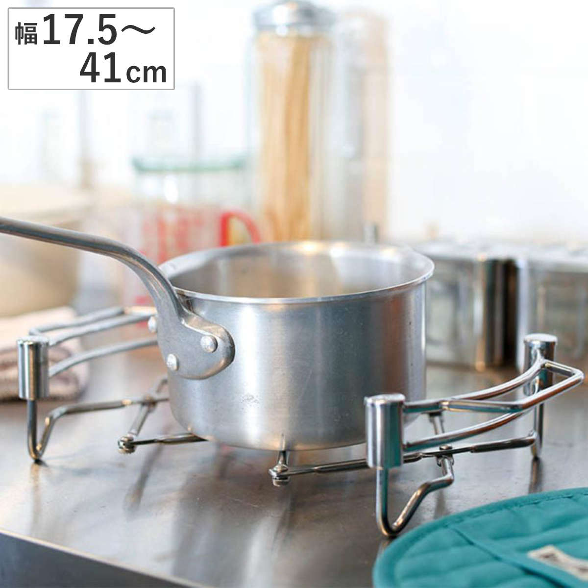 ダルトン 鍋敷き SSエクテンシブルトリベット 伸縮式 （ DULTON ステンレス シルバー 鍋しき なべ敷き なべしき 鍋置き 鍋敷 トリベット 伸縮 ステンレス鍋敷き キッチン雑貨 キッチングッズ おしゃれ ）
