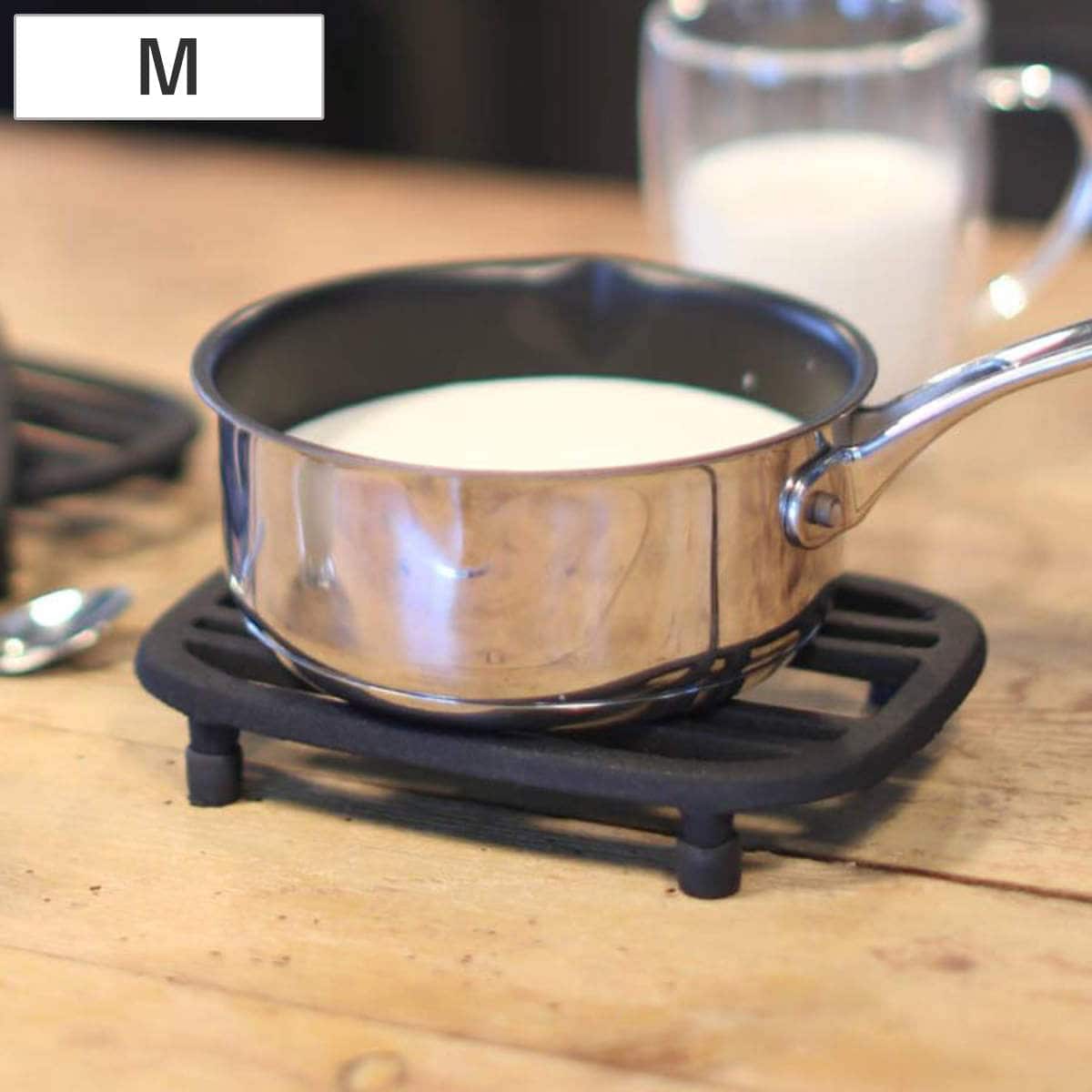 ダルトン 鍋敷き アイアントリベットオブロング M （ DULTON アイアン 鍋しき なべ敷き なべしき 鍋置き 鍋敷 トリベット 楕円形 アイアン製 キッチン雑貨 キッチングッズ おしゃれ ）