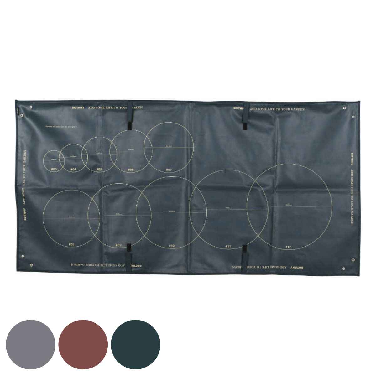 ダルトン 園芸シート リポットシートL 145×73cm （ 植え替えシート サニーシート 植替え 植物 株分け 汚れ防止 シート 長方形 ガーデニングトレーシート スナップ コンパクト 土 配合 ベランダ 庭 軽量 鉢 号数 ） 【ブラウン】