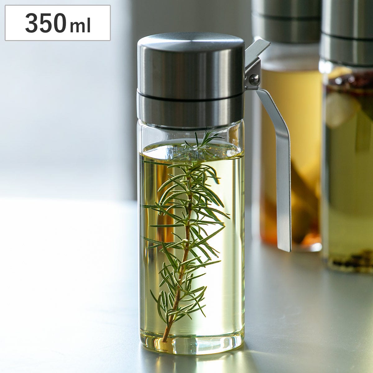 ダルトン 調味料入れ 350ml オイル＆ヴィネガーボトル （ DULTON 調味料ボトル 詰め替えボトル 詰替えボトル オイル差し ガラス製 小さい 小さめ 350ミリリットル 食洗機対応 ビネガーボトル ヴィネガーボトル ）