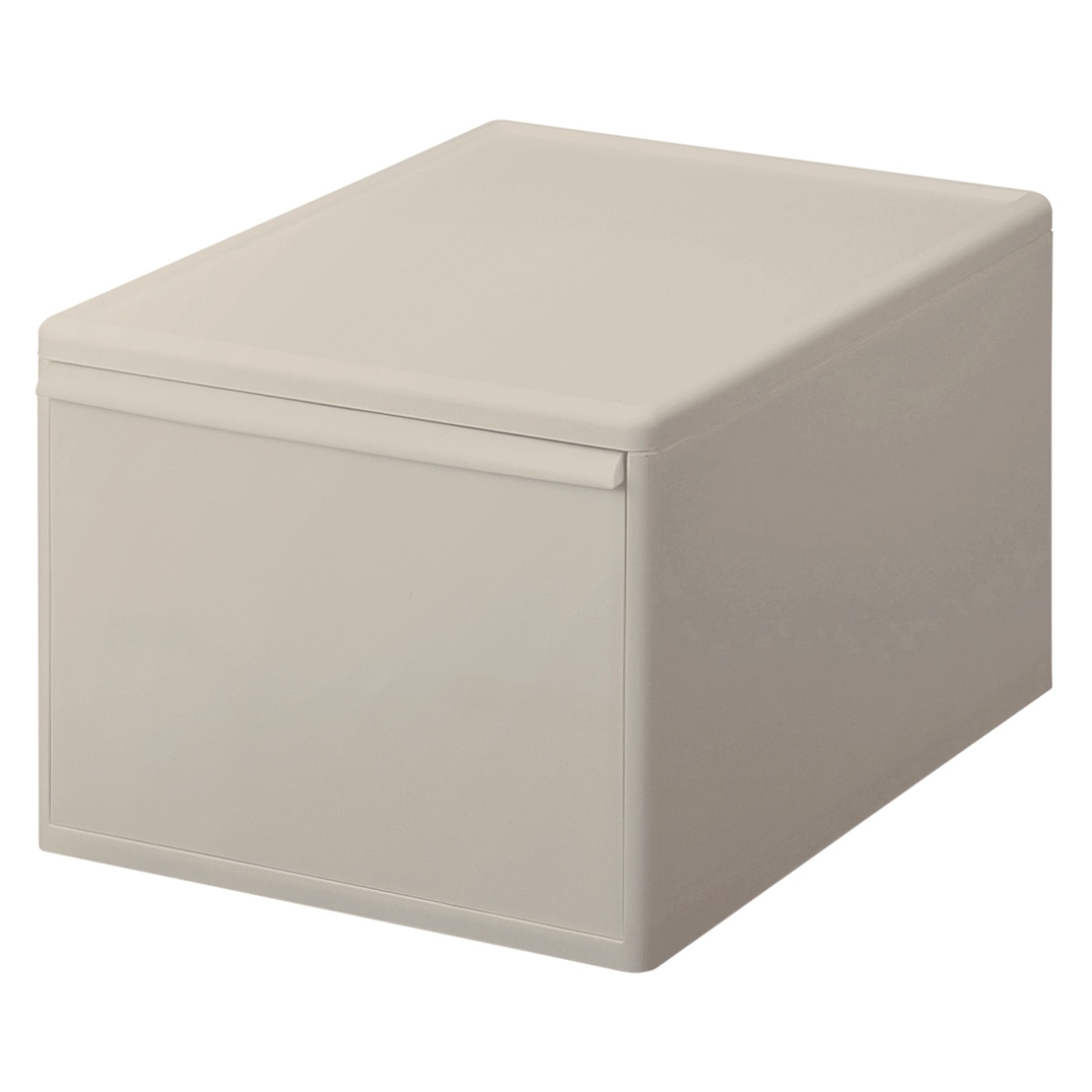 収納ケース 同色3個組 組み合わせて使える収納ケース ワイドL （ 収納 プラスチック 引き出し 幅34×奥行46.5×高さ28cm 日本製 クローゼット 隙間収納 収納ボックス 脱衣所 ワイド 押入れキッチン 積み重ね 同色3個セット ） 【オールベージュ】