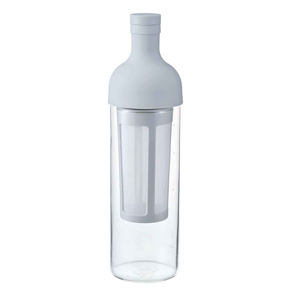 ハリオ フィルターインコーヒーボトル 650ml Filter-in Bottle Portable 5杯用 耐熱ガラス FIC-70 （ HARIO 食洗機対応 冷水筒 水差し 麦茶ポット 水さし 日本製 コーヒーボトル ストレーナー付き おしゃれ ） 【ペールグレー】