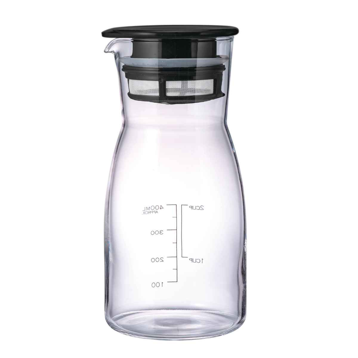 ハリオ 保存容器 700ml ビネガーズドリンクピッチャー （ HARIO 耐熱ガラス ガラス ピッチャー 冷水筒 キャニスター 電子レンジ対応 メモリ付き 冷水ポット ドリンクピッチャー フルーツビネガー 果実酒 ビネガードリンク 0.7L ）