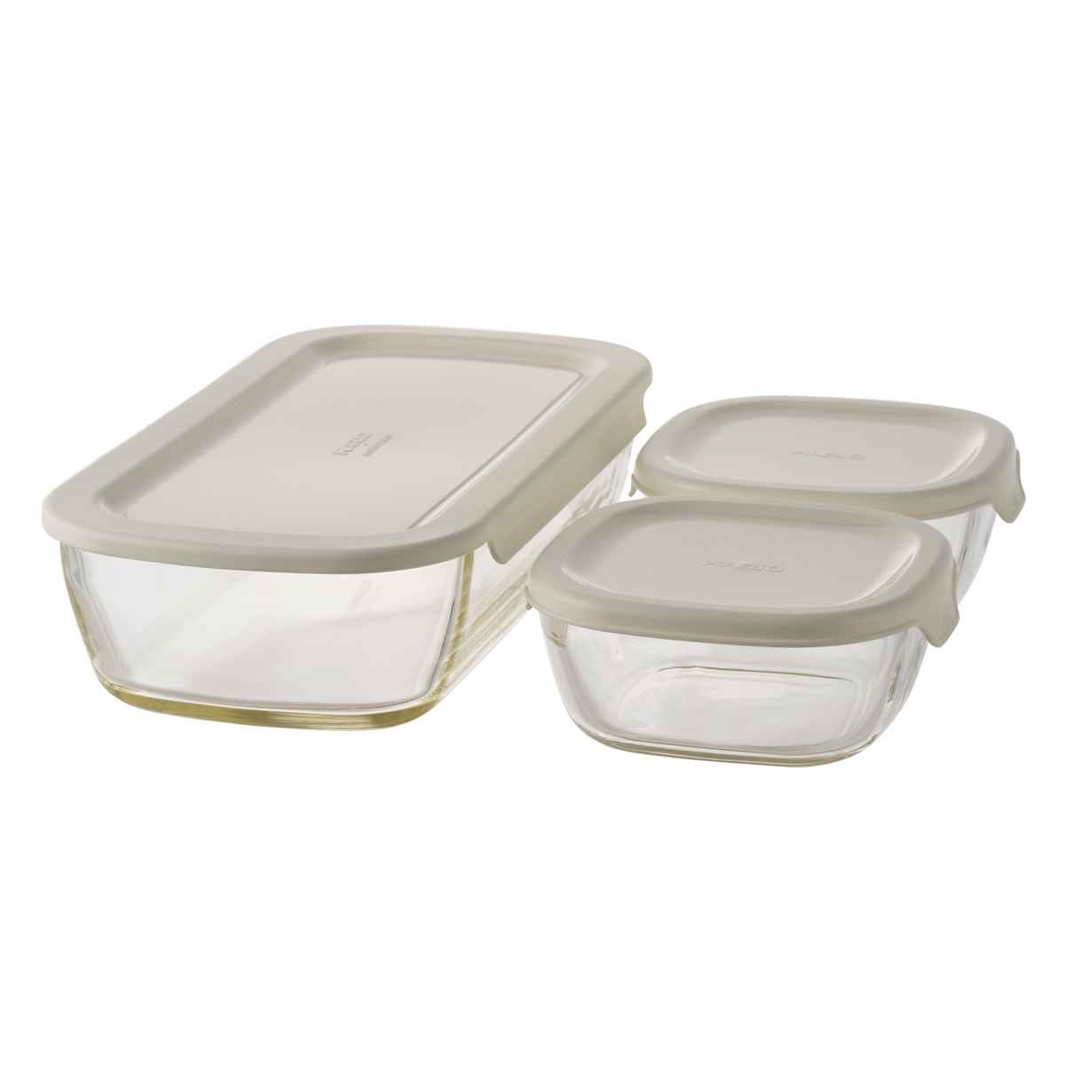 ハリオ 保存容器 250ml 900ml スタッキング耐熱ガラスコンテナ S 3個セット （ HARIO 耐熱ガラス ガラス 電子レンジ対応 食洗機対応 オーブン対応 日本製 耐熱容器 保存 容器 ガラス容器 食品保存 積み重ね スタッキング 耐熱 ）