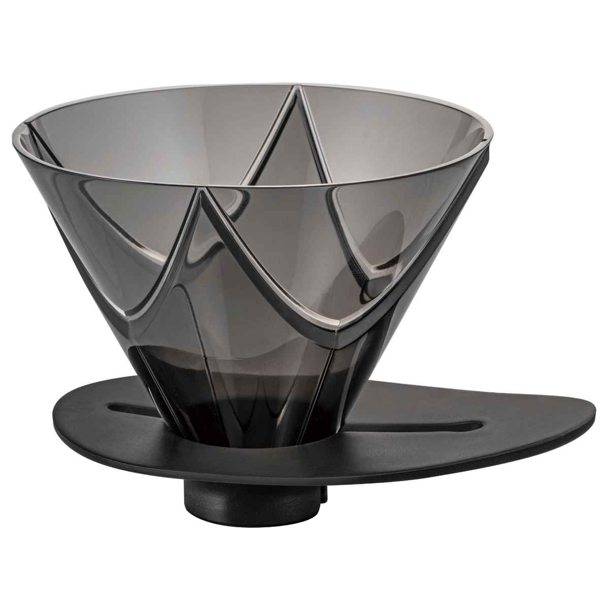 ハリオ 1回抽出ドリッパー V60 1～2杯用 MUGEN プラスチック VDMU-02-TB （ HARIO 食洗機対応 コーヒードリッパー コーヒーブリューワー コーヒー 用品 器具 コーヒーウェア 珈琲 ハンドドリップ 円錐 おしゃれ 初心者 蒸らしなし ）