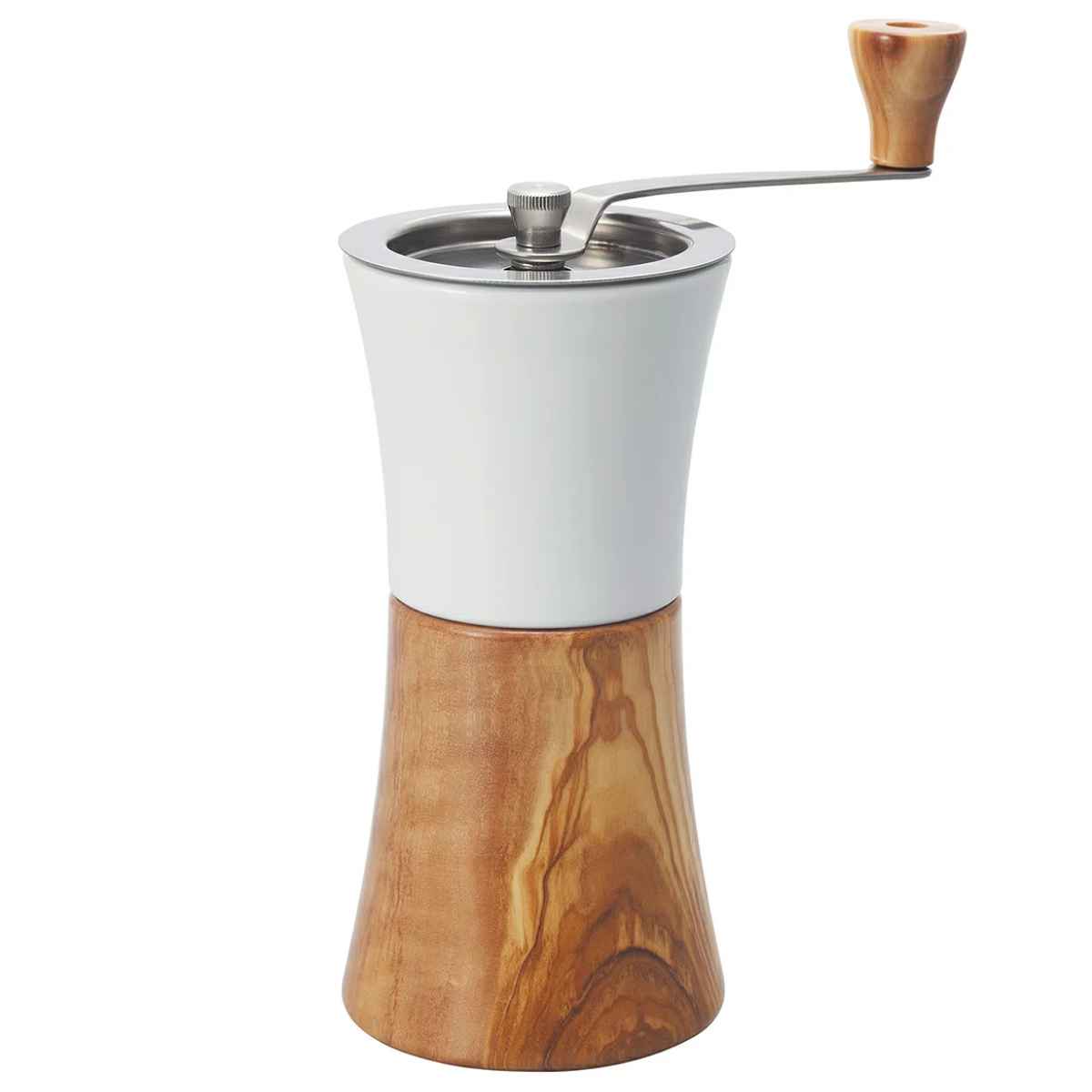ハリオ コーヒーミル ウッド セラミック （ HARIO ミル 手動 手挽きコーヒーミル ハンドコーヒーミル 日本製 粗さ調節可能 ウッドコーヒーミル コーヒー 珈琲 ドリップ 手挽き セラミック刃 木 おしゃれ ）