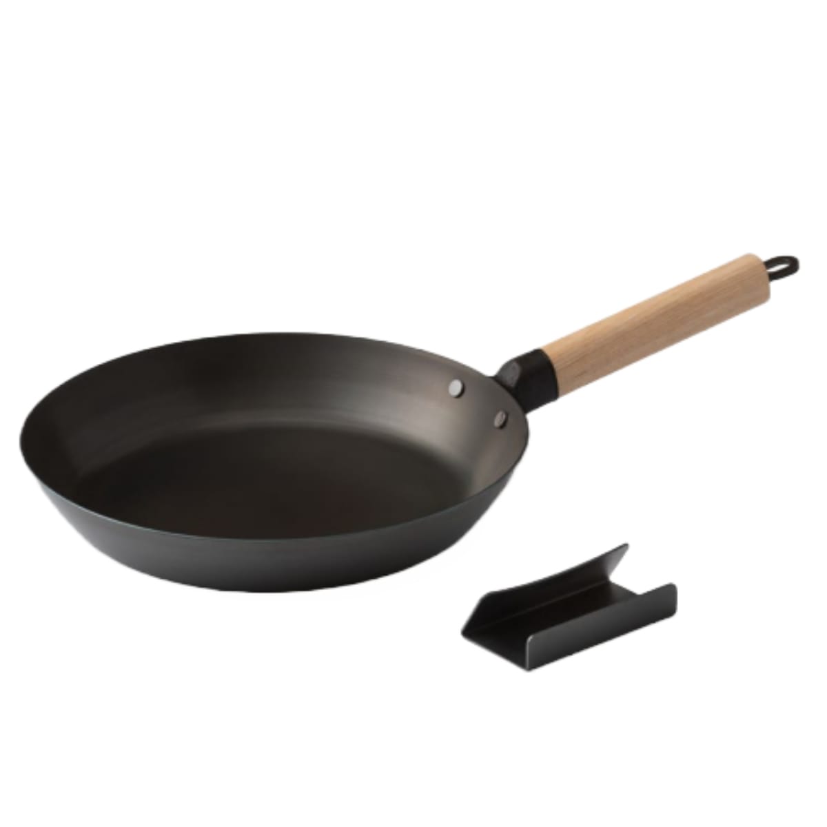 鉄フライパン 26cm IH対応 着脱ハンドル スタンド付き オーブンでも使える ライクイット 日本製 （ ガス火対応 Like-it 取っ手が取れる 26センチ 鉄 フライパン ハードテンパー加工 オーブン対応 ）