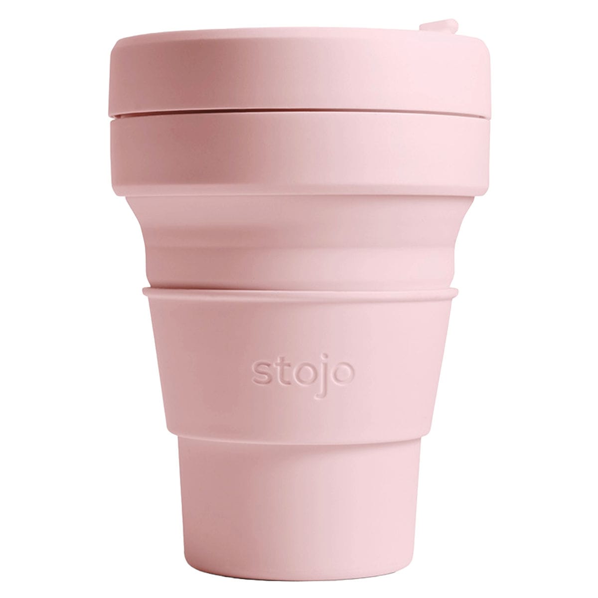 タンブラー stojo POCKET 355ml 持ち運び 蓋付き コーヒー 折りたためる （ ストージョ 水筒 シリコン カップ 折りたたみ 食洗機対応 マイカップ ふた付き マイタンブラー コップ 折り畳み アイス ホット おしゃれ エコ コンパクト ） 【CARNATION】