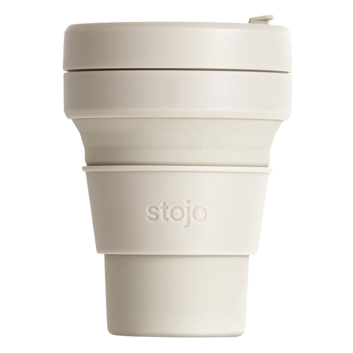タンブラー stojo POCKET 355ml 持ち運び 蓋付き コーヒー 折りたためる （ ストージョ 水筒 シリコン カップ 折りたたみ 食洗機対応 マイカップ ふた付き マイタンブラー コップ 折り畳み アイス ホット おしゃれ エコ コンパクト ） 【OAT】