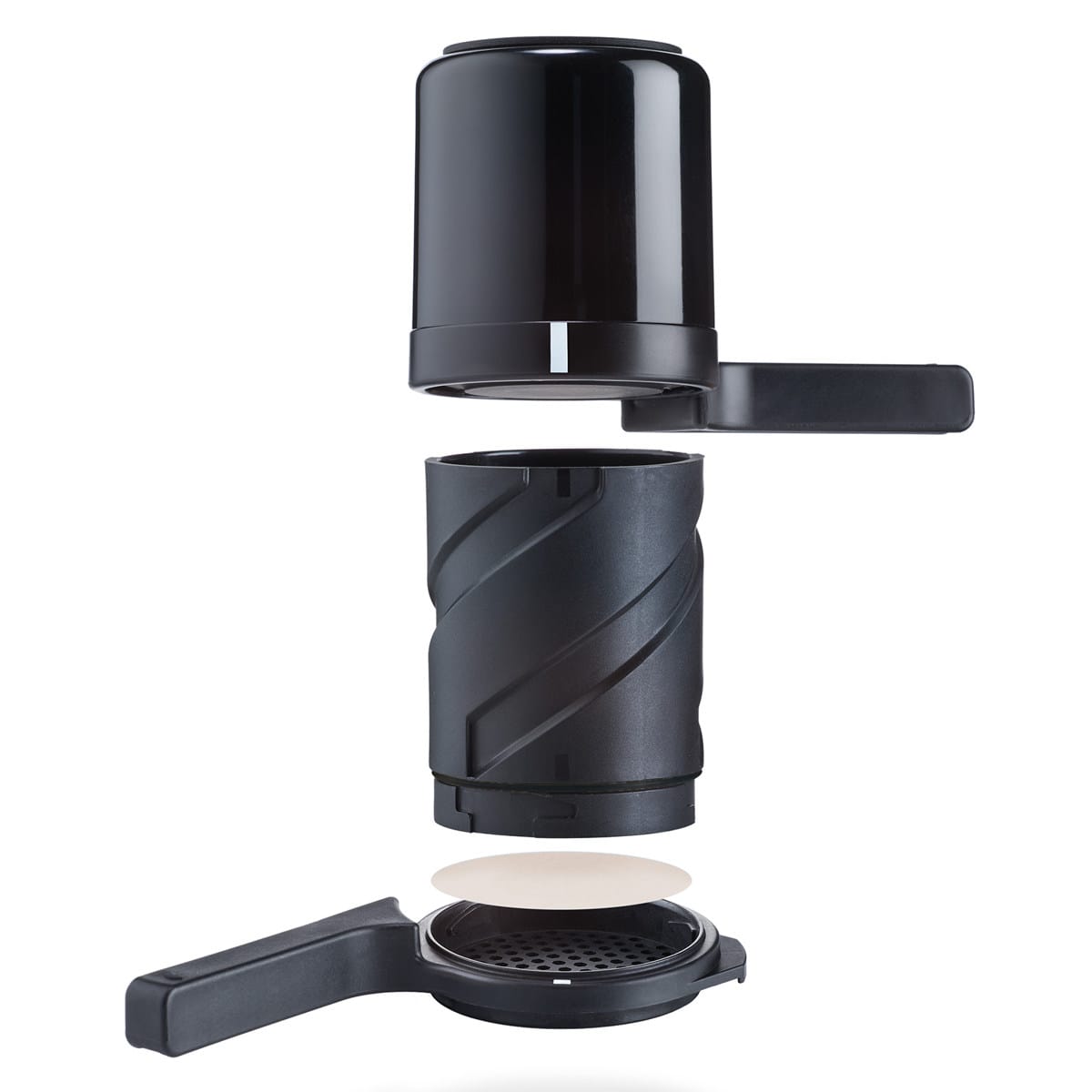 コーヒードリッパー BARISTA＆CO Twist Press Black （ バリスタ＆コー コーヒーメーカー 1杯用 食洗機対応 コーヒープレス コーヒー プレス 珈琲 ドリッパー ツイストプレス カフェプレス アウトドア 旅行 おしゃれ プレスコーヒー ）