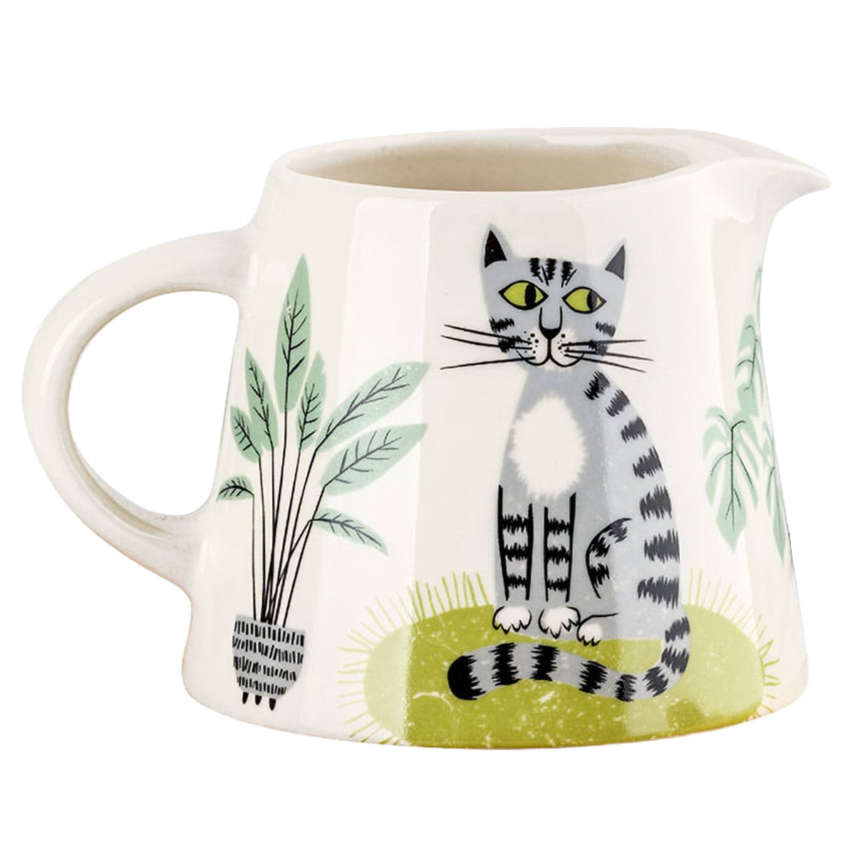 ミルクジャグ Hannah Turner Cat Milk Jug （ ハンナターナー 400ml ミルクピッチャー ミルクポット 食洗機対応 電子レンジ対応 陶器 ミルク入れ 猫 ねこ フォームミルク クリーマー おしゃれ 動物 グッズ アニマル キャット ネコ ）