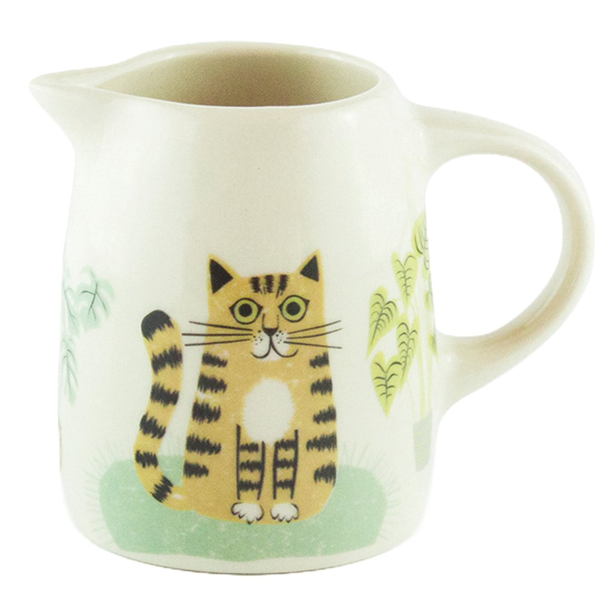 ジャグ Hannah Turner Cat Small Jug （ ハンナターナー 100ml ミルクジャグ ミルクピッチャー ミルクポット 食洗機対応 電子レンジ対応 陶器 猫 ねこ ミルク入れ ガムシロップ おしゃれ 動物 グッズ アニマル キャット ネコ ）