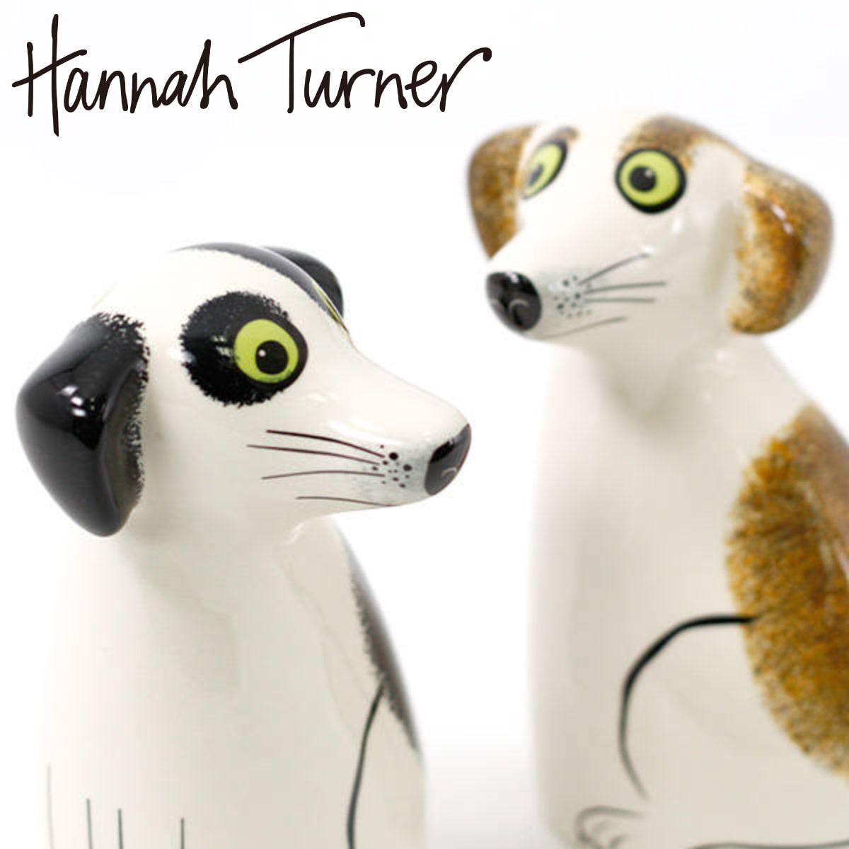 貯金箱 Hannah Turner Money box Dog 犬 （ ハンナターナー マネーボックス コイン マネーバンク 500円玉 貯まる コイン入れ 500円玉貯金 置物 陶器 イヌ オブジェ 雑貨 ゴム栓付き 硬貨 アニマル グッズ おしゃれ かわいい いぬ ） 【BLACK】