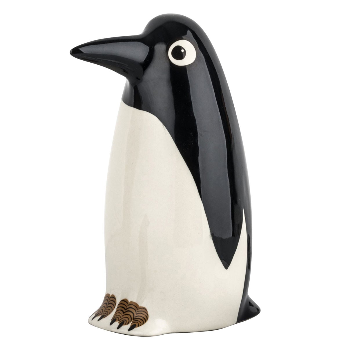 貯金箱 Hannah Turner Money box Penguin ペンギン （ ハンナターナー マネーボックス コイン マネーバンク 500円玉 貯まる コイン入れ 500円玉貯金 陶器 置物 オブジェ 雑貨 ゴム栓付き 硬貨 アニマル グッズ おしゃれ かわいい ）