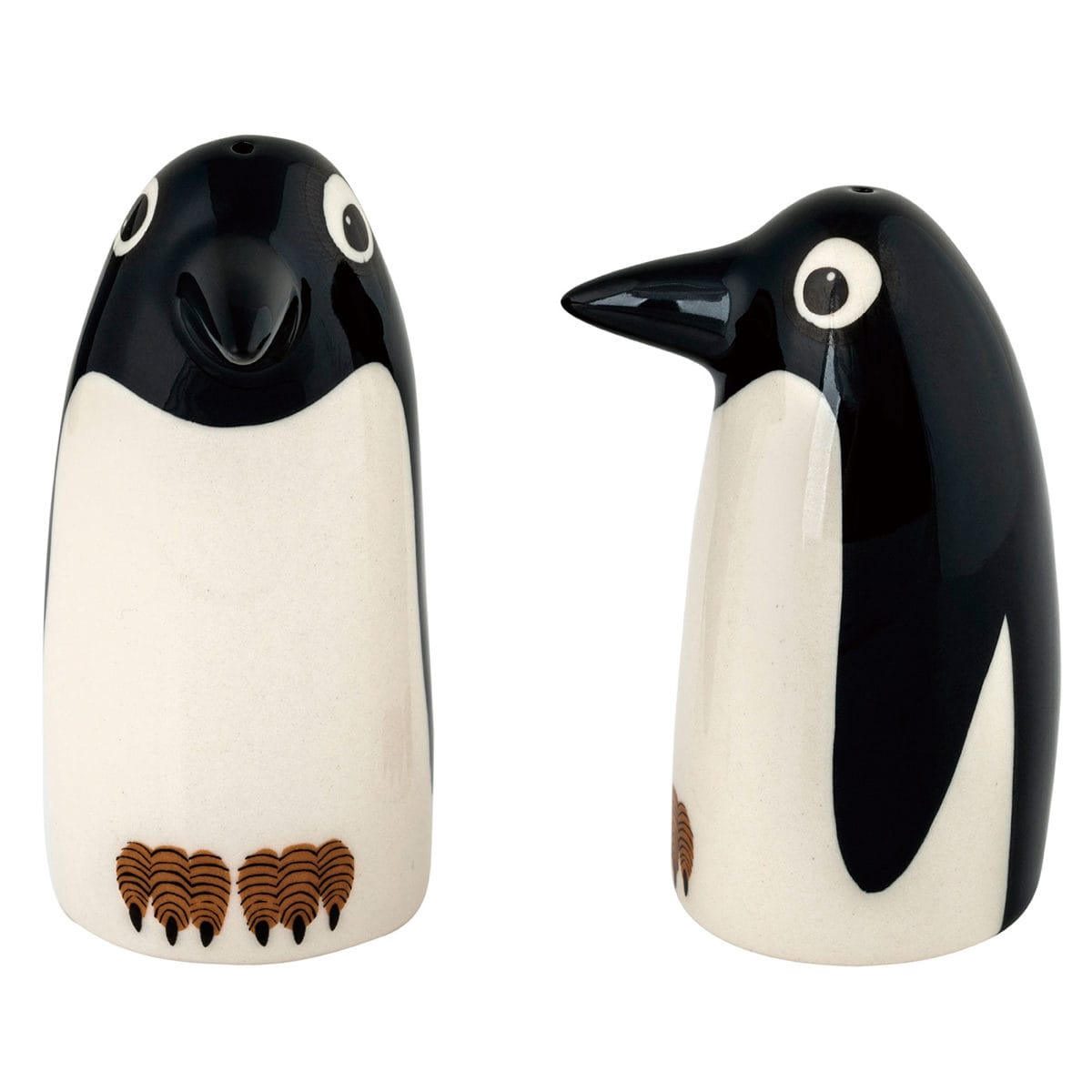 調味料入れ Hannah Turner 塩コショウ入れ （ ハンナターナー 塩コショウ ソルト＆ペッパーボトル 陶器 スパイスボトル 塩 こしょう 容器 置物 調味料容器 調味料ケース 置き物 インテリア ゴム栓 クジャク おしゃれ ） 【Penguin】