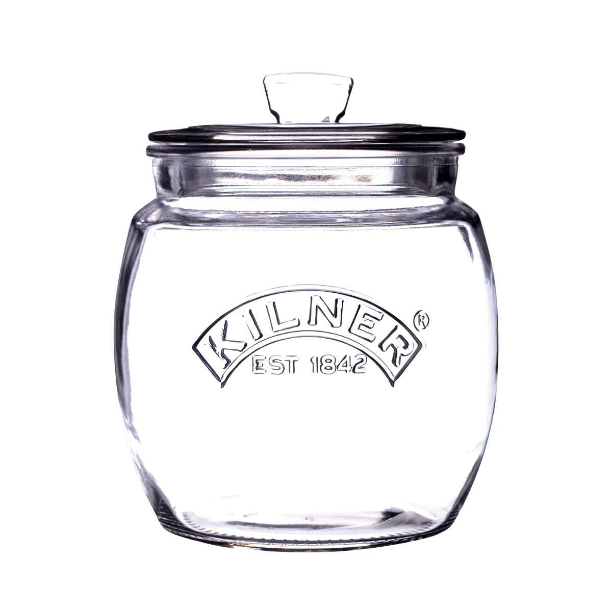 保存瓶 KILNER 850ml Universal Push Top Storage Jar （ キルナー ガラス 食洗機対応 保存 瓶 密閉容器 ガラスジャー キャニスター ガラス瓶 お菓子 グラノーラ ピクルス 調味料 小物入れ ）
