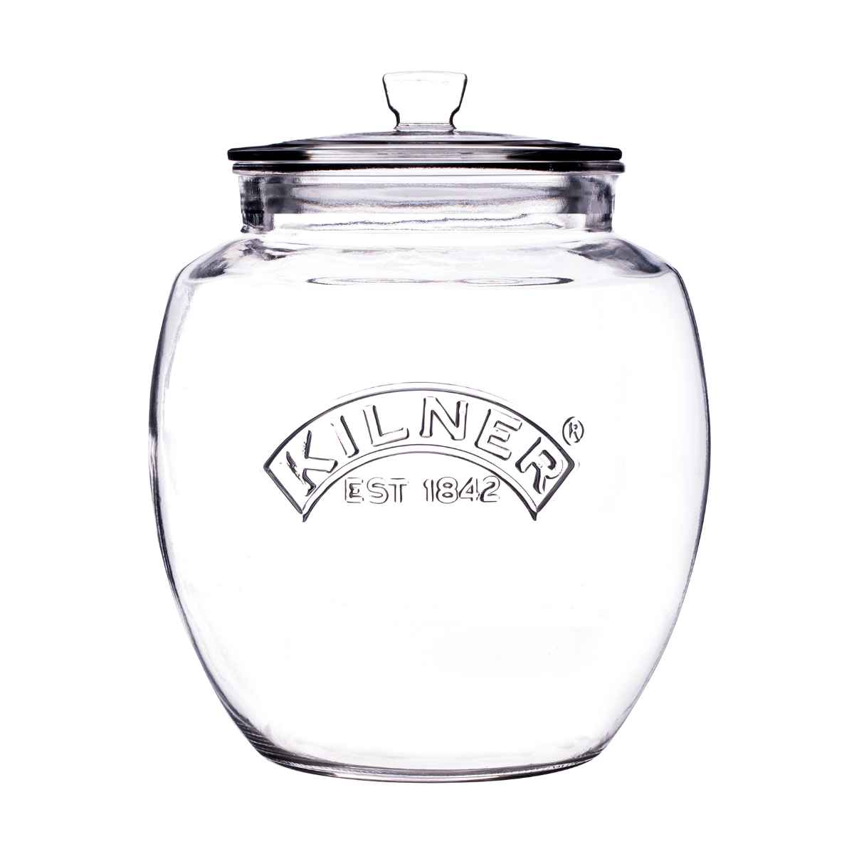 保存瓶 KILNER 2L Universal Push Top Storage Jar （ キルナー ガラス 食洗機対応 保存 瓶 パッキン付き 密閉容器 ガラスジャー キャニスター 大きい ガラス瓶 お菓子 グラノーラ お米 調味料 小物入れ ）