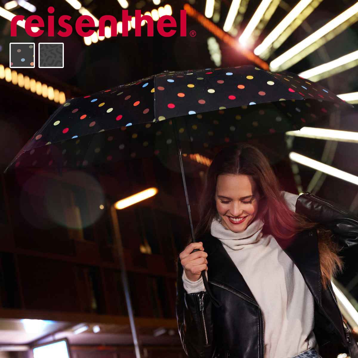 折りたたみ傘 ライゼンタール 99cm UMBRELLA POCKET CLASSIC （ reisenthel 傘 折りたたみ レディース メンズ 大きい 頑丈 丈夫 折り畳み アンブレラ 撥水 速乾 グラスファイバー 8本骨 手動 雨傘 男女兼用 ） 【BAROQUETAUPE】