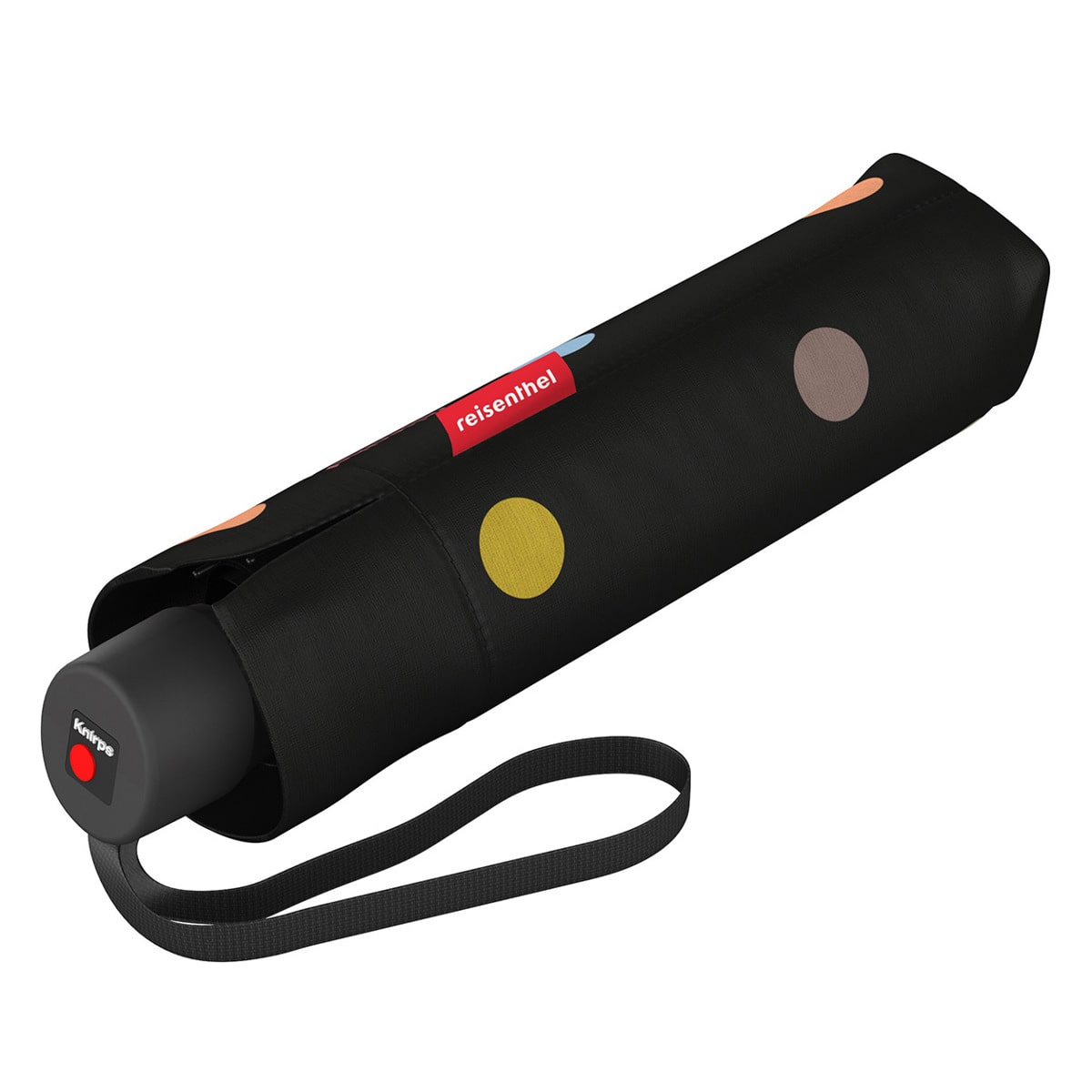 折りたたみ傘 ライゼンタール 99cm UMBRELLA POCKET CLASSIC （ reisenthel 傘 折りたたみ レディース メンズ 大きい 頑丈 丈夫 折り畳み アンブレラ 撥水 速乾 グラスファイバー 8本骨 手動 雨傘 男女兼用 ） 【DOTS】